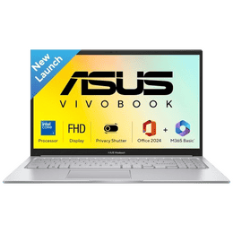 ASUS Vivobook 15 Thin and Light Laptop | Intel Core 3 | 8 GB | 512 GB | Windows 11 Home | Cool Silver | X1504VAP-IN005WS