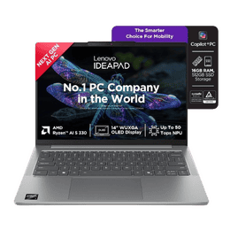 Lenovo IdeaPad Slim 5 AI Laptop | AMD Ryzen AI 5 330 | 16GB | 512GB | Luna Grey | 83HX00DCIN