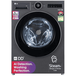 LG Front Load Washing Machine | 12Kg | 5 Star | Essence Black