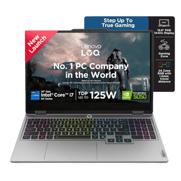 Lenovo LOQ Gaming Laptop | Intel Core i7 14700HX | 16GB | 512GB | Luna Grey | 83JE01KLIN