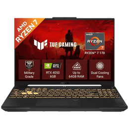 ASUS TUF A16 Gaming Laptop | AMD Ryzen 7 170 | 8GB | 512GB | Mecha Gray | FA607NUQ-RL208W