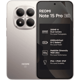 REDMI Note 15 Pro 5G | 8GB | 128GB | Silver Ash | NM