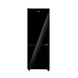 Haier  Frost Free  Bottom Mount Refrigerator | 237 L | 2 Star | Black | HRB-2872EKGA-P