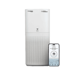 Eureka Forbes Smart 500 Surround 360 degree Air Purifier | WiFi Enabled | Sleep Mode | White
