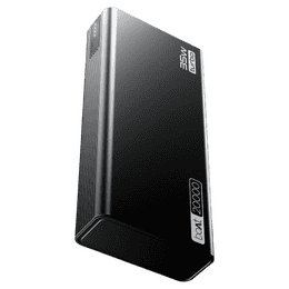 boAt Energyshroom Turbo Super Fast Charging Power Bank | 20000 mAh | 35 W | Onyx Black | PB435