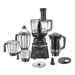 Prestige Prisma Pro Food Processor | Stainless Steel | 5 Jars | 750 W | Black