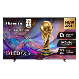 Hisense 4K Ultra HD Smart QLED Dolby Vision TV | 215 Cm ( 85 Inch ) | Black | 85Q6S