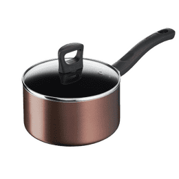 Tefal Day by Day Sauce Pan | Glass Lid | Titanium Non Stick Coating | 18 Cm