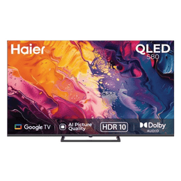 Haier 4K Ultra HD QLED Smart Google TV | 165 Cm ( 55 Inch ) | Black | H55S80GUX