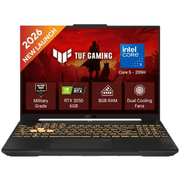 Asus Gaming Laptop | Intel Core 5 Processor 205H | 8 GB | 512 GB | Windows 11 Home | Mecha Gray | FX607VJR-TU296W