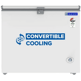 Blue Star Single Door Deep Freezer | 230 L | 3 star | White | HT3-N230