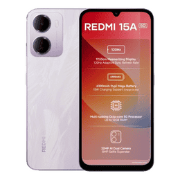 Redmi 15A 5G | 4 GB | 64 GB | Amaze Purple