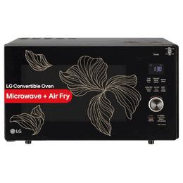 LG Convertible Microwave Oven with Air Fry | Charcoal Lighting Heater | 28 L | Black | MJEN286UGWF