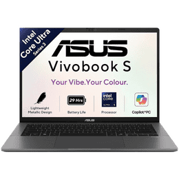 Asus Vivobook S14 Laptop | Intel Core Ultra 5 325 | 16 GB | 512 GB | Windows 11 Home | Matte Gray | S3407AA-SF058WS