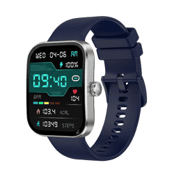 Fastrack Revolt FS3 Smart Watch | Silver and Dark Blue