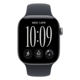 Apple Watch Series 12 | GPS | 46mm | M/L | Space Grey Aluminium Case with Navy Blue Sport Band | MJEJ4HN/A