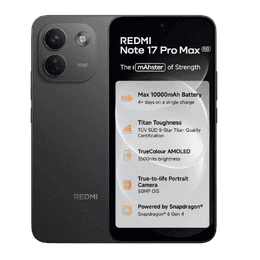 Redmi Note 17 Pro Max 5G | 8 GB | 256 GB | Stealth Black