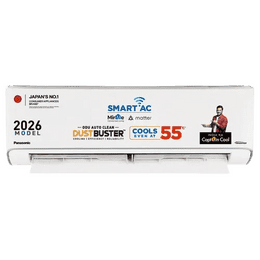 Panasonic Inverter Split AC | 8-in-1 Convertible | 1 Ton | 5 Star | White | 2026 Model | CS-EU12CKY5FM