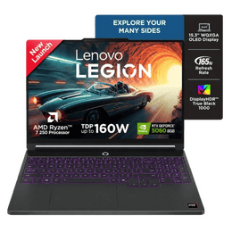 Lenovo Legion 5 AI Gaming Laptop | AMD Ryzen 7 250 | 16GB | 512GB | Eclipse Black | 83Q7009KIN