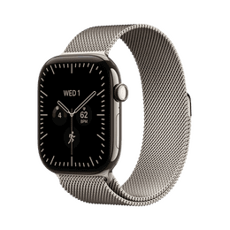Apple Watch Series 12 | GPS + Cellular | 42mm | Natural Titanium Case with Natural Milanese Loop | MJGH4HN/A