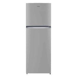 Haier Frost Free Double Door Refrigerator | 240 L | 1 Star | Moon Silver | HRF-2901EMSA-P