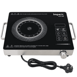 Impex GLO 200 Infrared Cooktop | 2000 W | Black