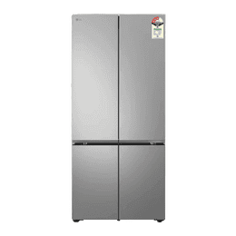 LG Frost Free French Door Refrigerator | 574 L | 3 Star | Prime Silver | GV-B23FFLMB