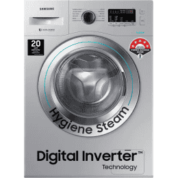SAMSUNG WW66R22EK0S/TL Fully Automatic Front Load Washing Machine | 6.5 kg | Silver