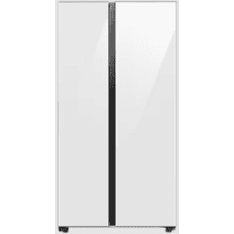 SAMSUNG 653 Litres 3 Star Auto Defrost Side by Side Refrigerator with Twin Cooling Plus | RS76CB811312HL | Clean White
