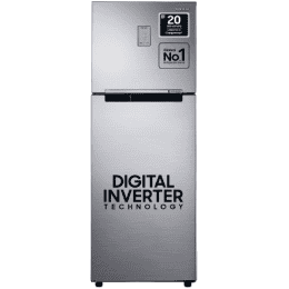 Samsung 256L 3 Star Digital Inverter Frost-Free Double Door Refrigerator | RT30C3433S9/HL | Refined Inox