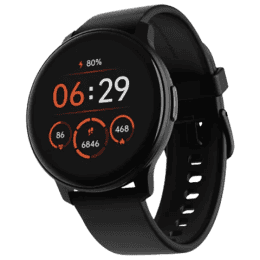 boAt Lunar Call Smartwatch with Bluetooth Calling | 32.5mm  | Active Black Strap