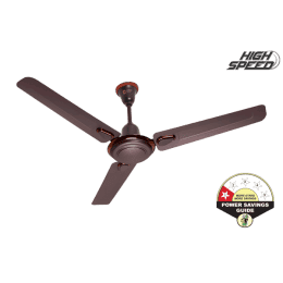 Orient Blitz Deco High Speed 1200 mm 3 Blades Ceiling Fan | Brown