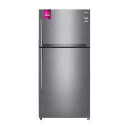 LG Frost Free Double Door Refrigerator | GN-H602HLHM.APZQEBN  | 475 Litres | 1 Star | Platinum Silver