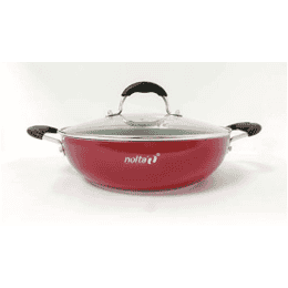Nolta Popular Series Kadai with Glass Lid | 28 cm