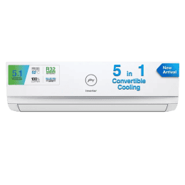 Godrej  Inverter Split AC | 1.5 Ton | 5 Star| White | SIC 18ITC5 WWD