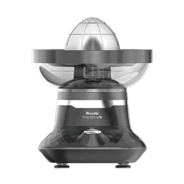 Preethi COCOSTA Coconut Scraper & Citrus Juicer |  Dual Protection Scraper with Safety Switch | 100 W | Black