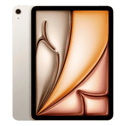 Apple 2024 iPad Air M2 Wi-Fi + Cellular | 128 GB ROM | 27.94 cm (11.0 Inch) | Star Light