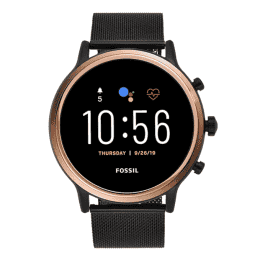 Fossil Gen 5 Womens Smartwatch | Touchscreen | Heart Rate | GPS | Black | FTW6036