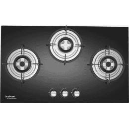 Hindware Ella Plus Glass Automatic Hob | 75 CM | 3 Burners