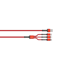 Salpido Braided 3 in 1 Data Cable | Red | SDC-39