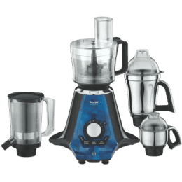 Preethi Zodiac 2.0 MG 255 Mixer Grinder | 1000 W | 4 Jars | Black