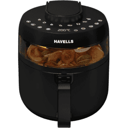 Havells Air Fryer Prolife Crystal | 5 L | Auto Restart | Touch Screen