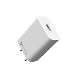 Portronics Adapto One Pro 3A Mach USB Fast Charging Adaptor | 18w | Wide Compatibility | PAdaOR 1963