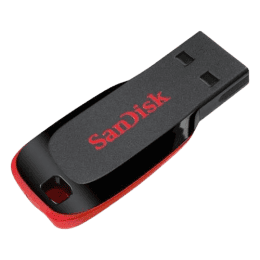 SanDisk Cruzer Blade | USB Flash Drive | 32 GB | Pen Drive | Black,Red
