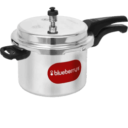 BlueBerrys 3 Liter Induction Base Pressure Cooker Outer Lid, ISI Certified 3 L Induction Bottom Pressure Cooker