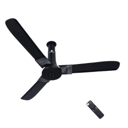 atomberg Studio+BLDC Ceiling Fan | 1200mm | Remote Control | Midnight Black Matt