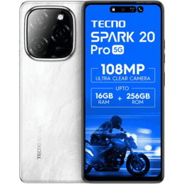 Tecno Spark 20 Pro 5G | 8 GB RAM | 256 GB | Glossy white