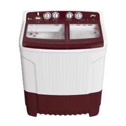 Godrej Edge Semi-Automatic Top Loading Washing Machine | 7.5 Kg |  5 star | Wine Red | WS EDGE 75 5.0 TB3 M
