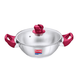 Prestige Platina Popular Stainless Steel Gas & Induction Compatible Kadhai