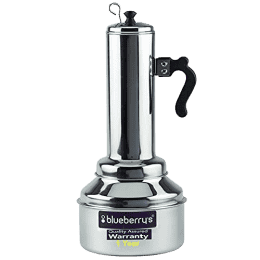 Blueberrys 100% Stainless Steel Puttu Kudam Maker with LidFood Grade | 1334-Silver